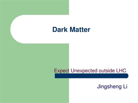 Ppt Dark Matter Powerpoint Presentation Free Download Id 3386924