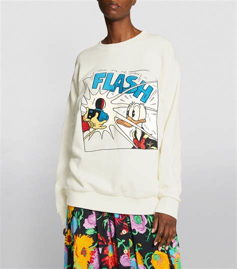 Gucci X Disney Donald Duck Sweatshirt Harrods Us