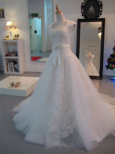 MY BRIDAL GOWN Ball Gown With Cap Sleeves