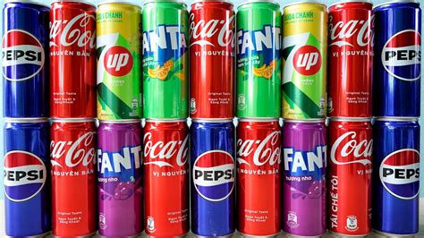 Compilation Hunting Coca Cola Fanta Pepsi 7 Up And Make Foam