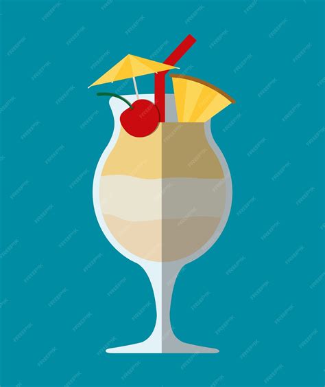 Premium Vector Cocktails Cup Glass Design