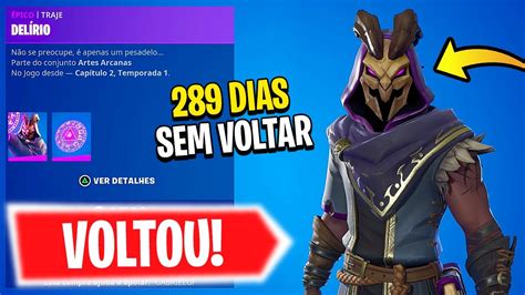 ELE VOLTOU LOJA DE HOJE FORTNITE 23 08 LOJA DE ITENS FORTNITE