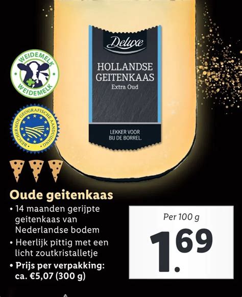 Oude Geitenkaas Aanbieding Bij Lidl