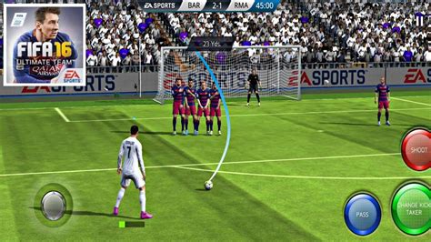 Fifa 16 Mobile • Gameplay Ultra Graphics 60 Fps Youtube