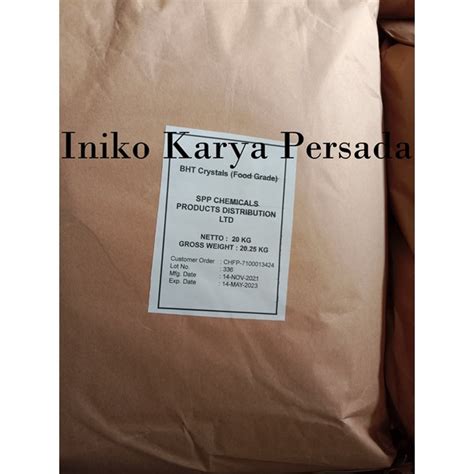 Jual Bht Food Grade With Crystal Oleh Pt Iniko Karya Persada