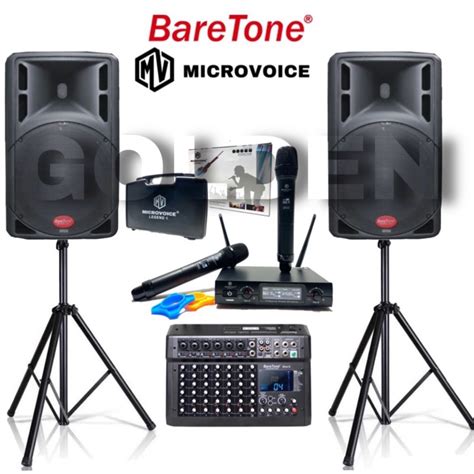 Jual Paket Soundsystem Karaoke Baretone MAX 15 RAE Original 15 Inch