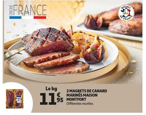 Promo Magrets De Canard Marin S Maison Montfort Chez Auchan