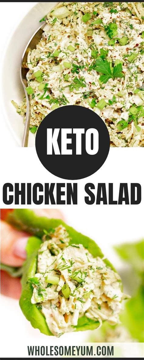 The Best Low Carb Keto Chicken Salad Wholesome Yum