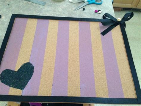 Diy Cork Board Step Six Pick Out Some Cute Ribbon And Make It Into A