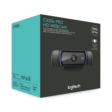 Logitech Hd Pro Webcam C920s Web Kamera 960 001252