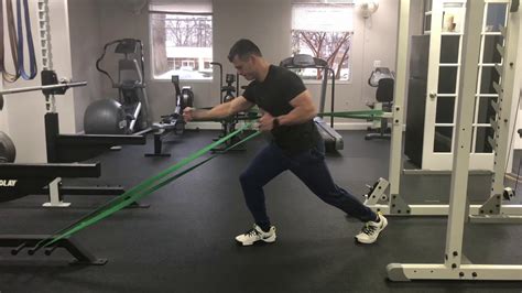 Standing Resistance Band Push Pull Youtube