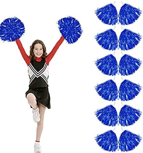 Funmo Pcs Pompom Girl Cheerleading Pompons Multicolores Pompons De