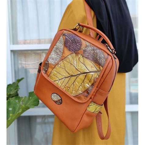 Jual Ransel Kulit Tas Ransel Wanita Papirut Shopee Indonesia