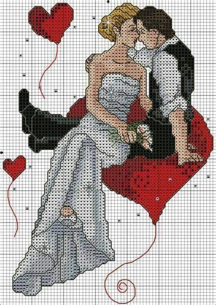 Couple Wedding Cross Stitch Patterns Counted Cross Stitch Patterns