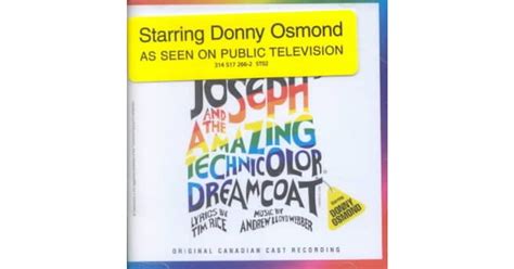 Donny Osmond Joseph & The Amazing Technicolor Dreamcoat (Canadian OC ...