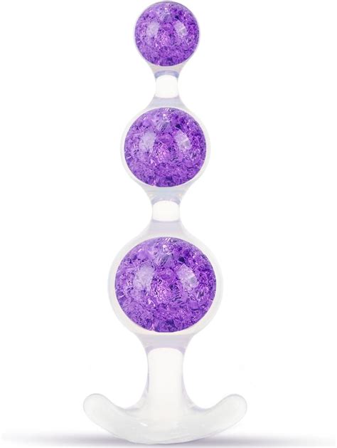 Amazon 7 48 Crystal Silicone Anal Beads Dual Layer Large Butt