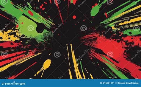 Explosive Color Burst Vibrant Abstract Paint Splatter Background