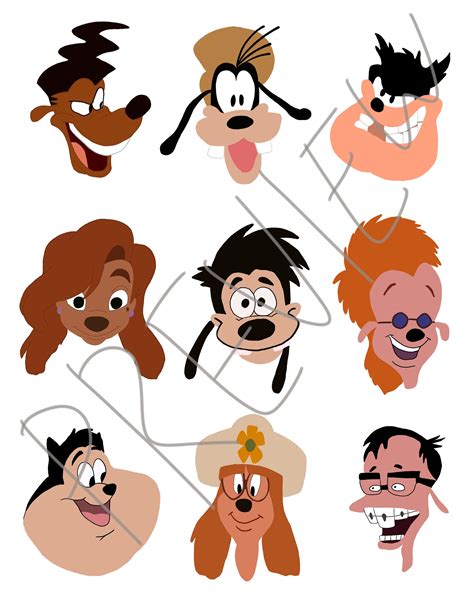 The Goofy Movie Digital Download Stickers - Etsy