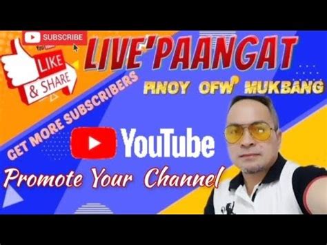 Live Lapagan Paangat And Promote Your Youtube Channel Youtube