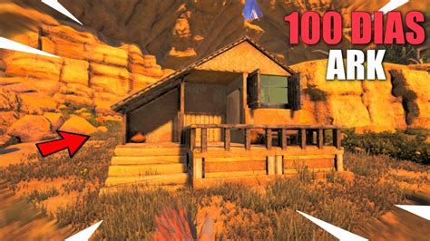 SOBREVIVIENDO 100 DIAS En ARK Survival Evolved MI HOGAR Scorched