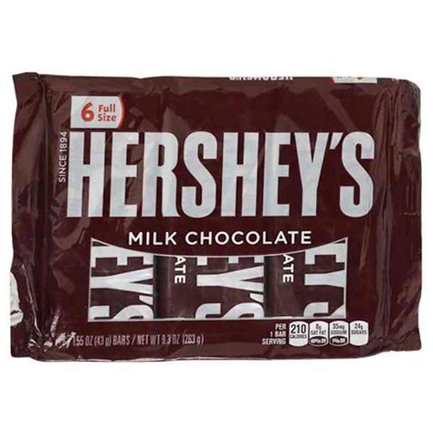 Hershey S Milk Chocolate Pack Of G