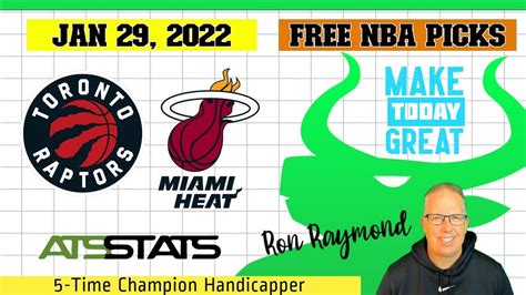 Toronto Raptors Vs Miami Heat Prediction 1 29 22 Free NBA Picks YouTube