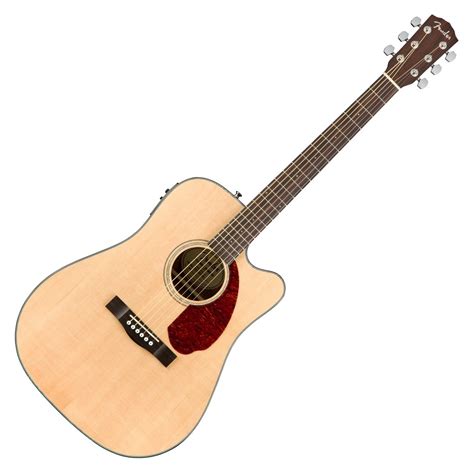 Fender Cd Sce Dreadnought Electro Acoustic Guitar Natural At Gear Music