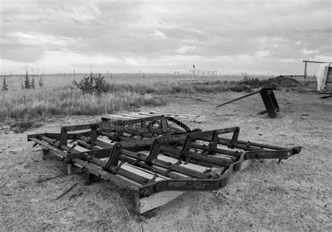 Antique Plow Farm Tractor Implement Stock Photo - Image of rancher, front: 201832614