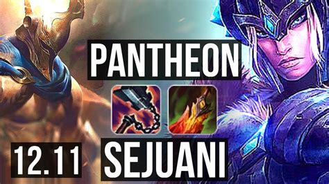 PANTHEON Vs SEJUANI TOP Rank 3 Panth 12 2 17 Legendary KR