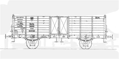 ZANDER HEBA Eisenbahnarchiv Güterwagen Hochbordwagen Kokswagen