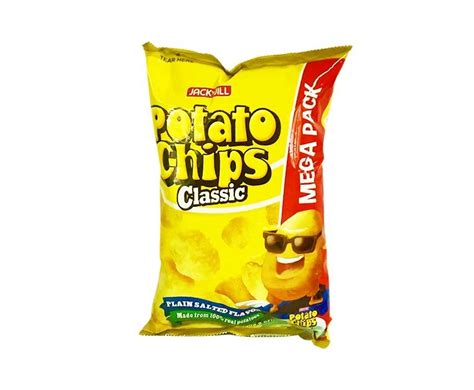 Jack N Jill Potato Chips Classic Plain Salted Flavor Mega Pack Oz