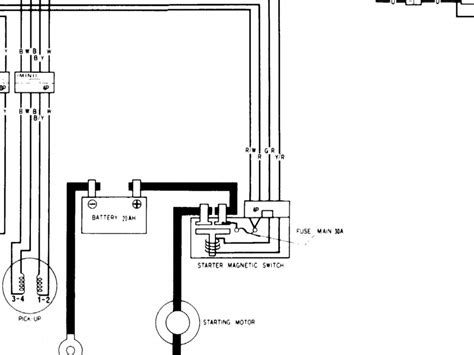 Schematic Showing Starter Solenoid And Main Fuse Wiring Classic