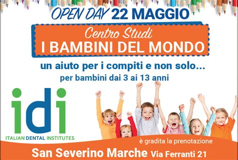 Open Day I Bambini Del Mondo Doposcuola E Centro Estivo