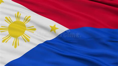 Philippines War Flag Isolated Seamless Loop Stock Footage - Video of ...