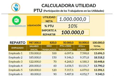 Calculadora de Aguinaldo México 2023 Excel Para Todos