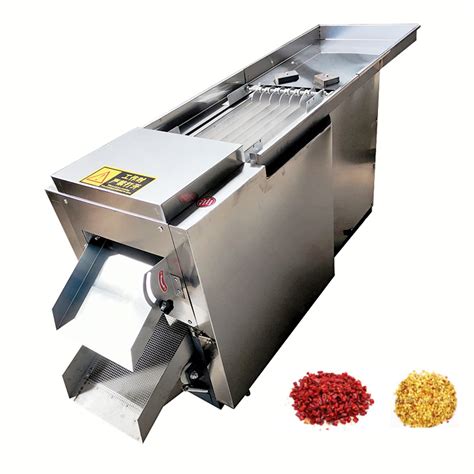 Automatic Chilli Pepper Cutting And Seed Removing Separating Machine