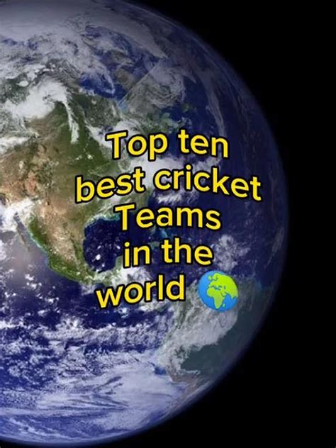 Top Ten Best💯 Cricket🏏 Teams In The World🌍 Shorts Viral Trending Youtube