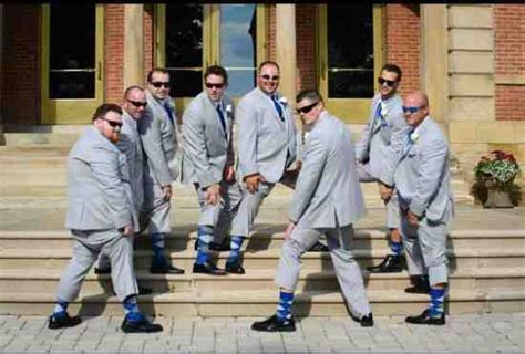 Royal Blue Charcoal Gray Light Grey Groomsmen Argyle Socks For Men