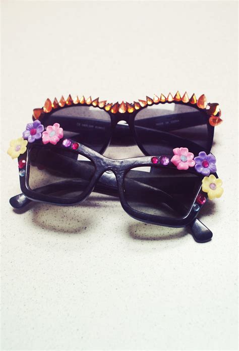 Diy Flower Sunglasses Style Of Becca