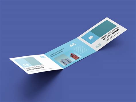 Free A5 Tri Fold Brochure Mockup Psd Good Mockups