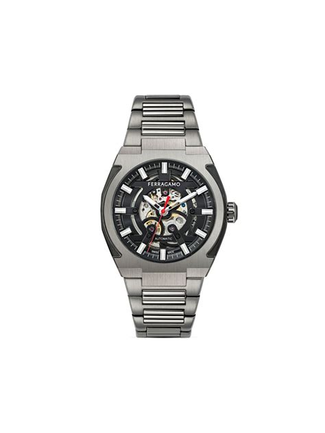 Ferragamo Reloj Supreme Skeleton Mm Negro Farfetch Mx