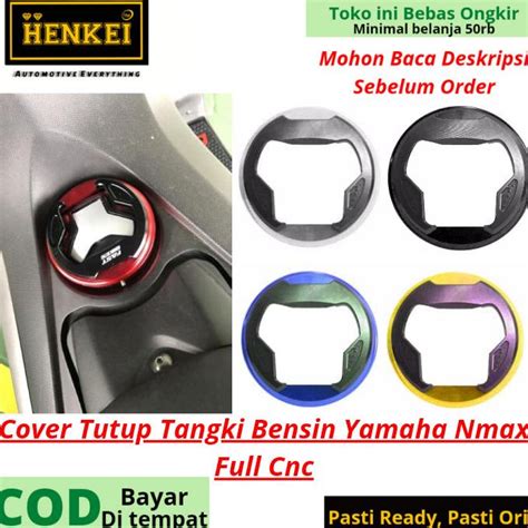 Jual Cover Tutup Tangki Bensin Yamaha Nmax Full Cnc Yamaha Tank Fuel N