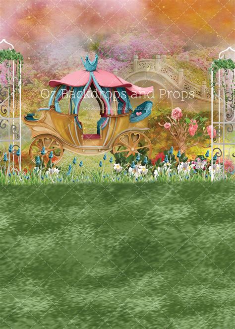 Cinderella's Carriage Sweep - Oz Backdrops & Props Pty Ltd