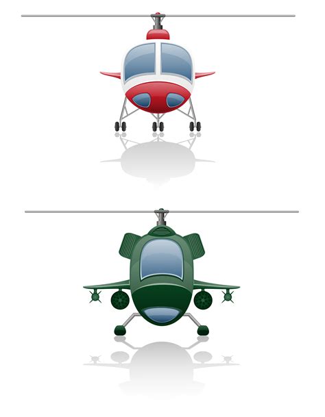 Set Icons Helicopter Vector Illustration Vector Art At Vecteezy