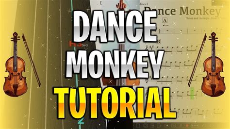 Cómo tocar DANCE MONKEY en violín Violin Tutorial with sheets and Tabs