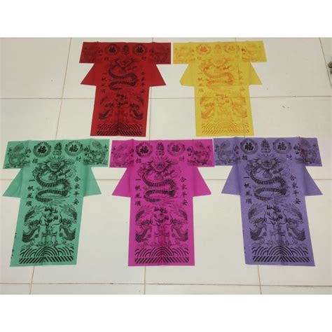 Jual Kertas Sembahyang Baju Para Dewa Warna Set Lembar Shopee