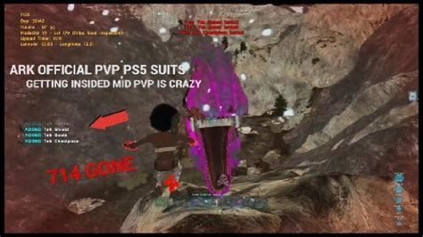 Ark Official Pvp Ps Suits Getting Insided Mid Pvp Is Crazy Youtube