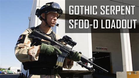 Gothic Serpent Sfod D Kit Spartan117gw Airsoft Gi Youtube