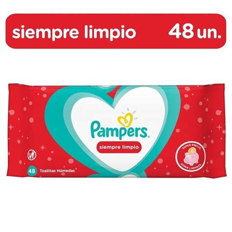 Pampers Toallas Humedas Siempre Limpio 48 Unidades Pampers Toallas