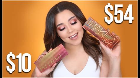 WORLDS BEST UD NAKED HEAT DUPE AFFORDABLE Vs HIGHEND EYESHADOWS